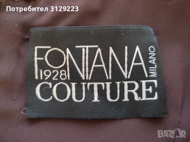 Fontana Couture Milano 1928 D36/ F38, снимка 2 - Рокли - 38592009