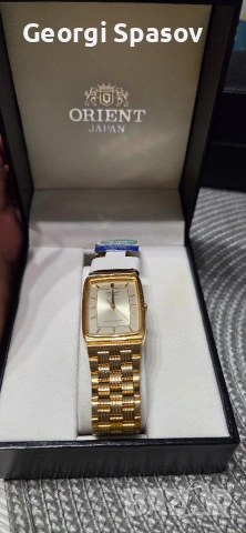 Ориент позлатен корпус и верижка.