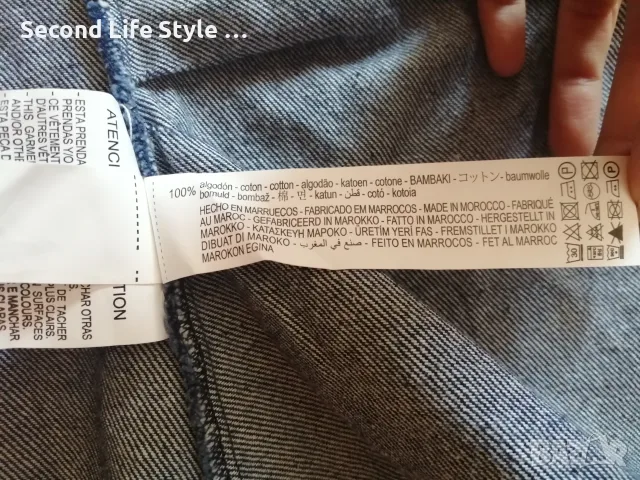 Zara корсет бюстие от деним р-р М, снимка 11 - Корсети, бюстиета, топове - 55707937