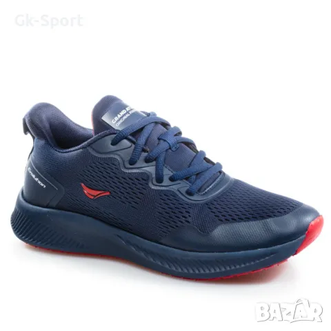Сини Мъжки Маратонки от Дишащ Текстил GRAND ATTACK 30921-1 G-Traction Navy размер 41,42,43,44,45