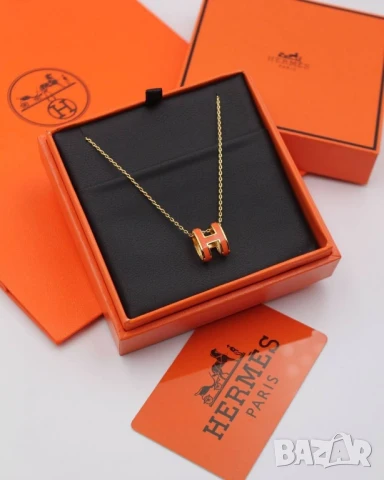 колие hermes, снимка 2 - Колиета, медальони, синджири - 50653413