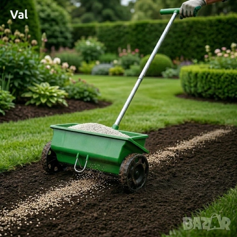 Ръчна градинска сеялка 6L с колела, снимка 9 - Градинска техника - 53931037