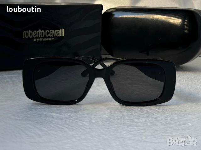 Roberto Cavalli дамски слънчеви очила правоъгълни, снимка 6 - Слънчеви и диоптрични очила - 44913591