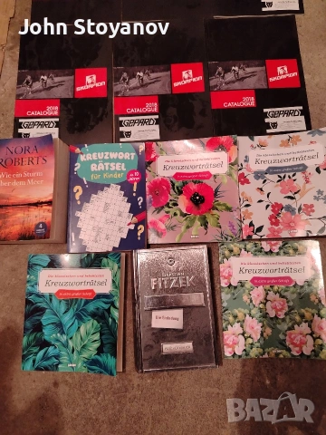 Продавам немски кръстословици и английски велосипедни каталози, снимка 2 - Други - 53356837