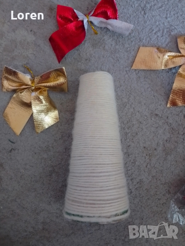 Ново!Конус връх за елха ръчно изработен