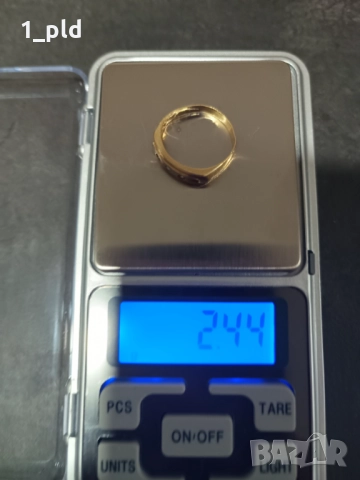 Златен пръстен и обица, снимка 7 - Пръстени - 51940308