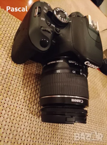 Canon 600D камера с обектив , снимка 3 - Фотоапарати - 56453278