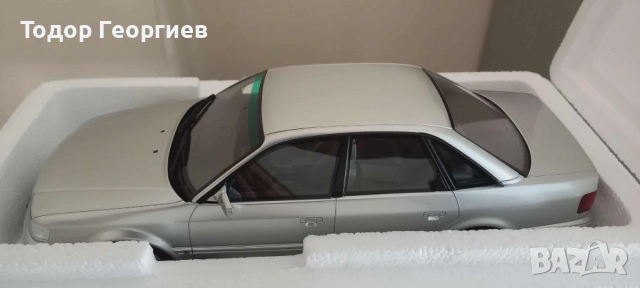 AUDI S4 (C4) 4.2 V8 CRYSTAL SILVER C6 1993, 1:18 Otto Models, снимка 3 - Колекции - 53984014