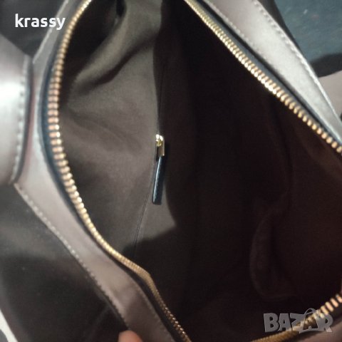 НОВА страхотна дамска кожена раница с капси с етикет, снимка 4 - Раници - 39047070