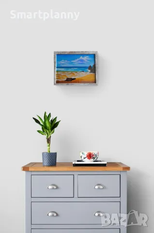 Картина Скалист плаж, снимка 2 - Картини - 33100820