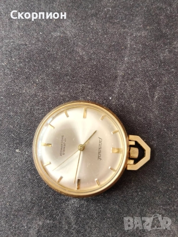 Швейцарски джобен часовник - PASAT - 17 - RUBELS с позлата, снимка 7 - Джобни - 51777420