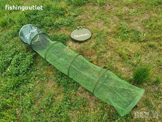 Гумиран живарник Daiwa с непромукаема мрежа . 2мт дължина, снимка 4 - Такъми - 36609966