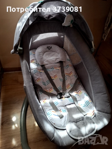 НОВА!!! Електрическа люлка Cangaroo - Axel, снимка 2 - Детски шезлонги - 52825802