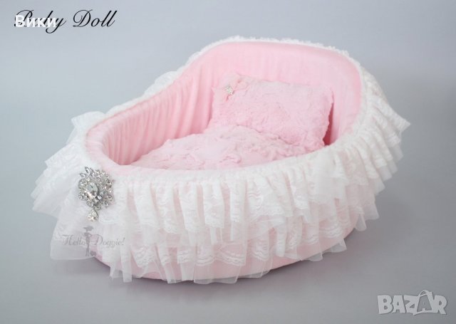 Кучешко легло Hello Doggie Crib Collection Pet Bed - Baby Doll, снимка 2 - За кучета - 35447624
