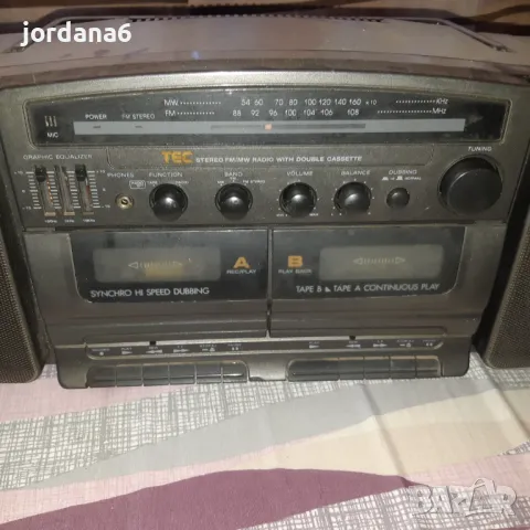 Радио касетофон Тес, снимка 2 - Радиокасетофони, транзистори - 48744337