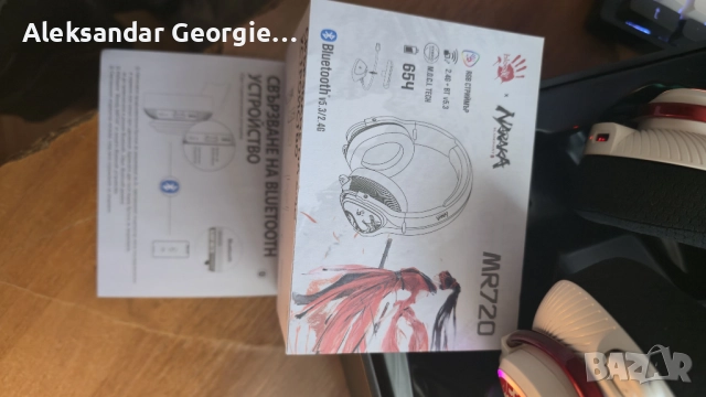 Слушалки Bloody Naraka MR720, снимка 5 - Bluetooth слушалки - 51525742