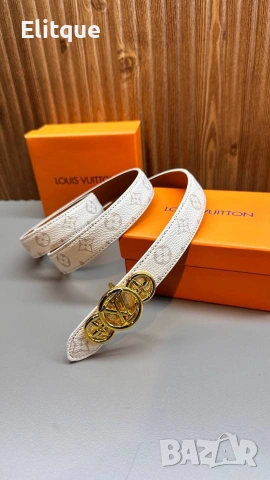 колани от естествена кожа в кутия Louis Vuitton 