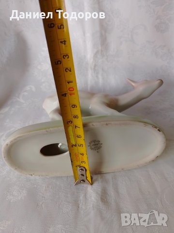 Стара Българска  Порцеланова Фигура - Сърна - с Маркировка, снимка 14 - Статуетки - 42224185