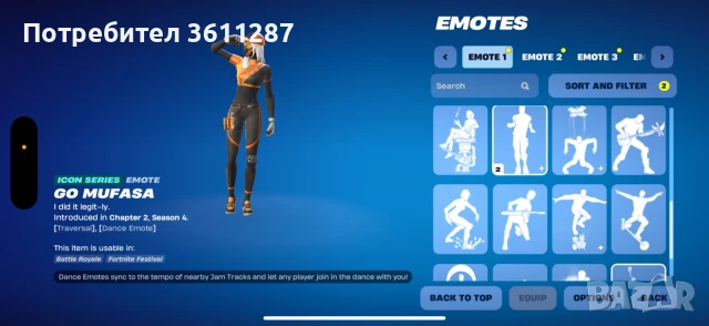 FORTNITE ACCOUNT FULL ACCESS , снимка 17 - Друга електроника - 50950984