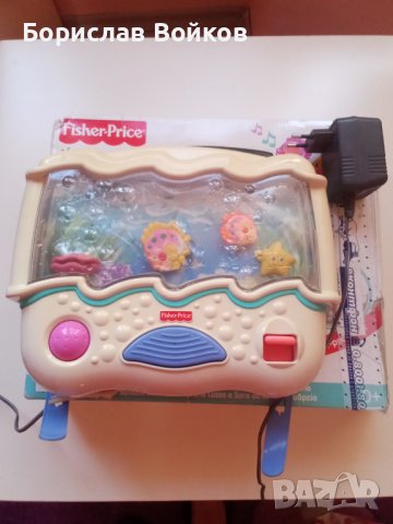 Fisher Price Музикален аквариум за бебета, на ток, снимка 1 - Музикални играчки - 42824175