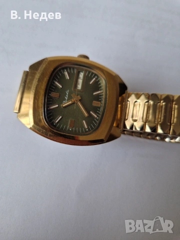 RАКЕТА 19 jewels, 2628 Н, USSR, Au 10 каса, 36,5 мм TOP!, снимка 3 - Мъжки - 54200696