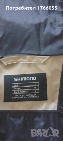 Яке Shimano DURAST WARM SHORT RAIN JACKET BEIGE, снимка 4 - Екипировка - 49773461