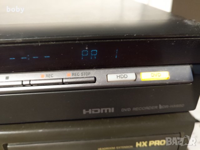  DVD recorder Sony RDR-HX650 HDD 160 GB, снимка 6 - Плейъри, домашно кино, прожектори - 29302353