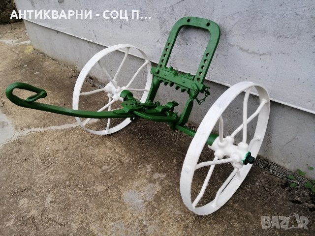 Стара Кована Водеща Част От Плуг, Рало, Стар Кован Колесар / 25 кг. , снимка 2 - Антикварни и старинни предмети - 42345811