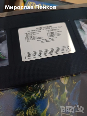 VHS Iron Maiden , снимка 3 - Други музикални жанрове - 53310892