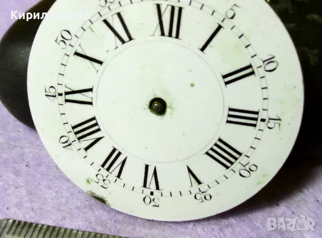 МЕХАНИЗЪМ с ПОРЦЕЛАНОВ ЦИФЕРБЛАТ от СТАР РЯДЪК КОЛЕКЦИОНЕРСКИ ШВЕЙЦАРСКИ ДЖОБЕН ЧАСОВНИК 49710, снимка 11 - Антикварни и старинни предмети - 48561313