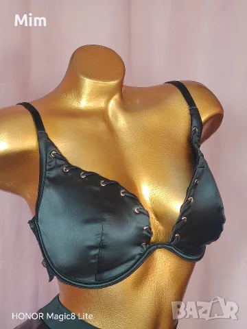 XL/2XL Черна кожена,къса пола , снимка 11 - Поли - 56240951