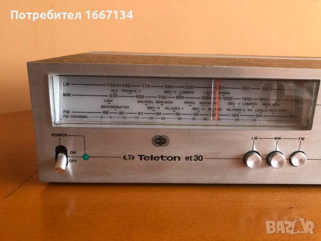 TELETON ET-30, снимка 7 - Аудиосистеми - 44397381