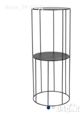 Метална етажерка на 2 етажа, снимка 2 - Етажерки - 38228775