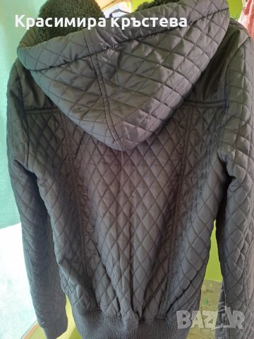 Продавам дамско яке Kenvelo.тьмно синьо,с качулка,якето е ново но по пролетно-есенно, снимка 8 - Якета - 38719381