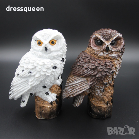 3950 Соларна лампа с формата на Сова, снимка 5 - Соларни лампи - 44566641