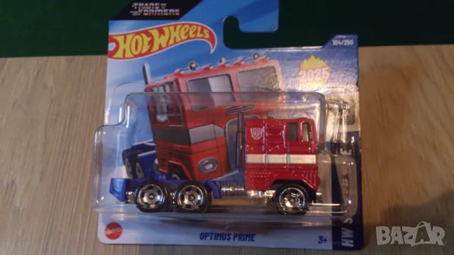 Hot Wheels Optimus Prime TRANSFORMERS, снимка 3 - Коли, камиони, мотори, писти - 50089129