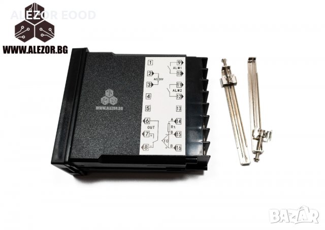 Термоконтролер REX C400 220V AC, Изход SSR, -199 До 1372° C , Терморегулатор 20200050, снимка 2 - Други машини и части - 30044022