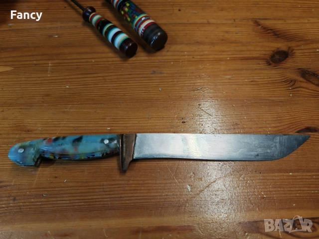 Стар нож 30 см, снимка 4 - Антикварни и старинни предмети - 52733707
