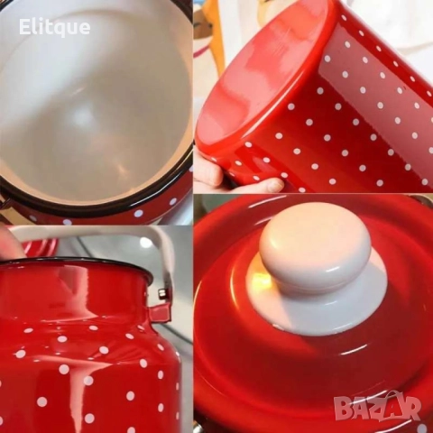 Емайлиран съд за съхранение на течности, снимка 4 - Други - 52894857