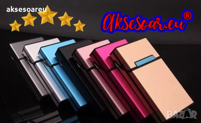 Идеална подаръчна метална кутия табакера с магнитен капак за 80 мм стандартни цигари модна стилна и , снимка 9 - Табакери - 39431295