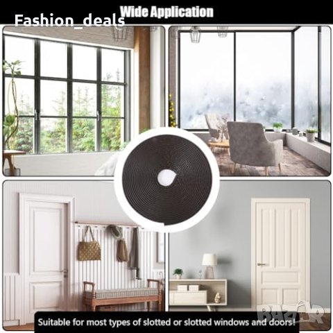 Нов Многофункционален Уплътнител за Врата 14М Водоустойчив и Изолиращ Дом, снимка 3 - Други стоки за дома - 42892032