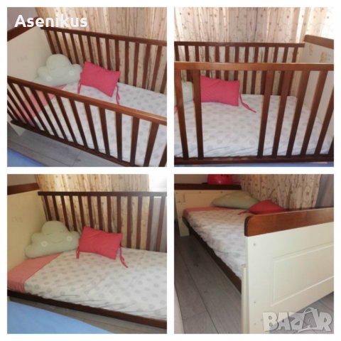 кошара детско легло скрин повивалник, снимка 2 - Мебели за детската стая - 33742151