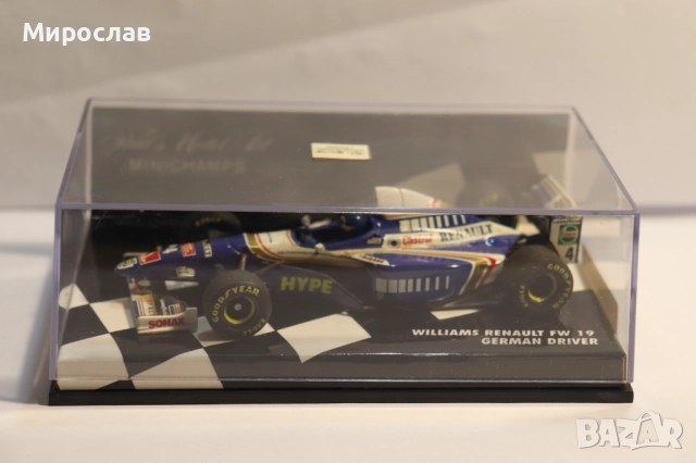 1:43 MINICHAMPS WILLIAMS RENAULT F1 БОЛИД ФОРМУЛА