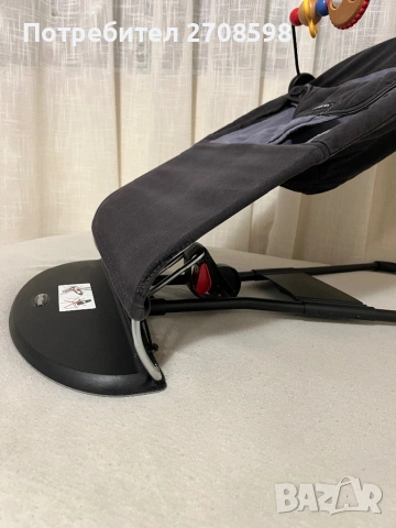 Шезлонг BabyBjorn + играчка / бебешки шезлонг Baby Bjorn, снимка 13 - Детски шезлонги - 53335713