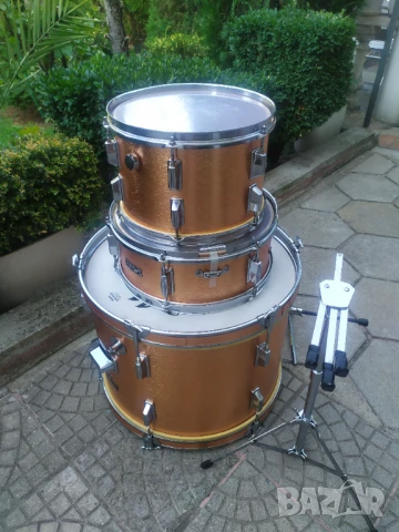 Барабани Maxwin Pearl 3 бр. Brushed Copper Vintage, снимка 17 - Ударни инструменти - 51230336