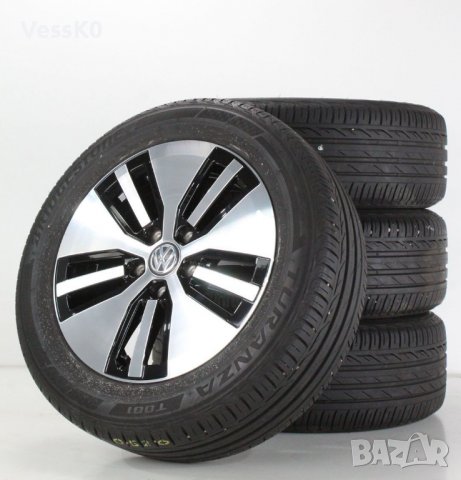 ПО-НИСЪК РАЗХОД! Аеродинамични джанти с гуми Bridgestone Volkswagen Astana, снимка 1 - Гуми и джанти - 38489111