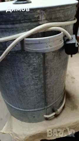 Неръждаем казан / съд за варене на буркани 30 литра с реотан, капак, дръжки, ръчна изработка, снимка 1
