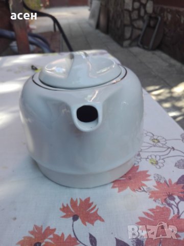 порцеланов чайник, снимка 4 - Аксесоари за кухня - 37482218