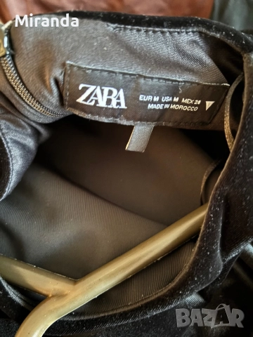 Zara кадифена рокля М, снимка 11 - Рокли - 52397041