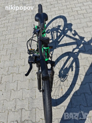 BG Алуминиев велосипед 26" NINJA зелен, снимка 6 - Велосипеди - 54334972